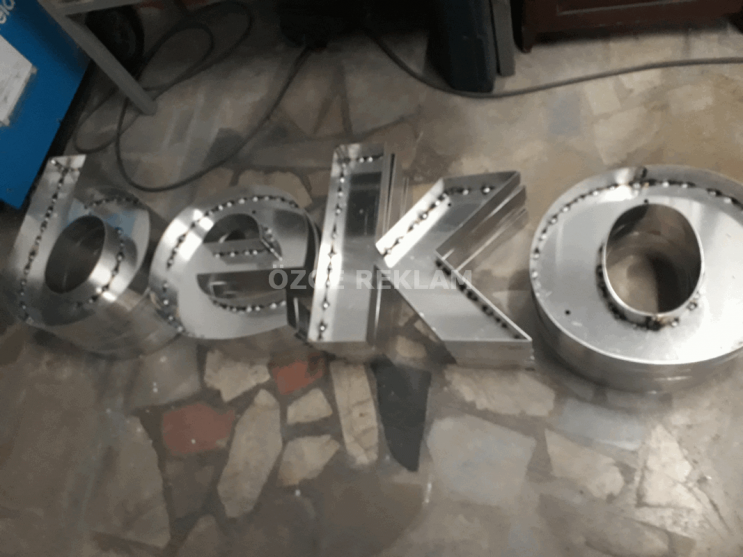 ozge reklam beko fason aluminyum kutu harf