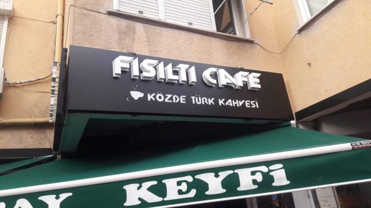 ozge reklam kafe isikli pleksi kutu harf tabela