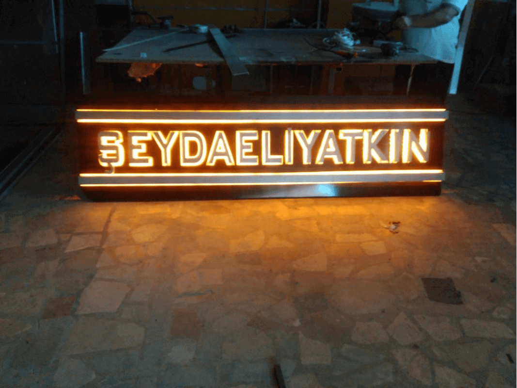 Şeyda Eliyatkın Moda Evi Tabela Çalışması