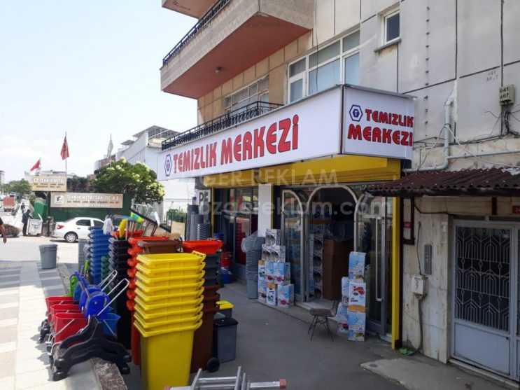 Temizlik Merkezi Tabelası